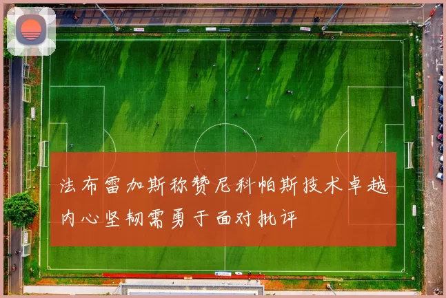 法布雷加斯称赞尼科帕斯技术卓越内心坚韧需勇于面对批评